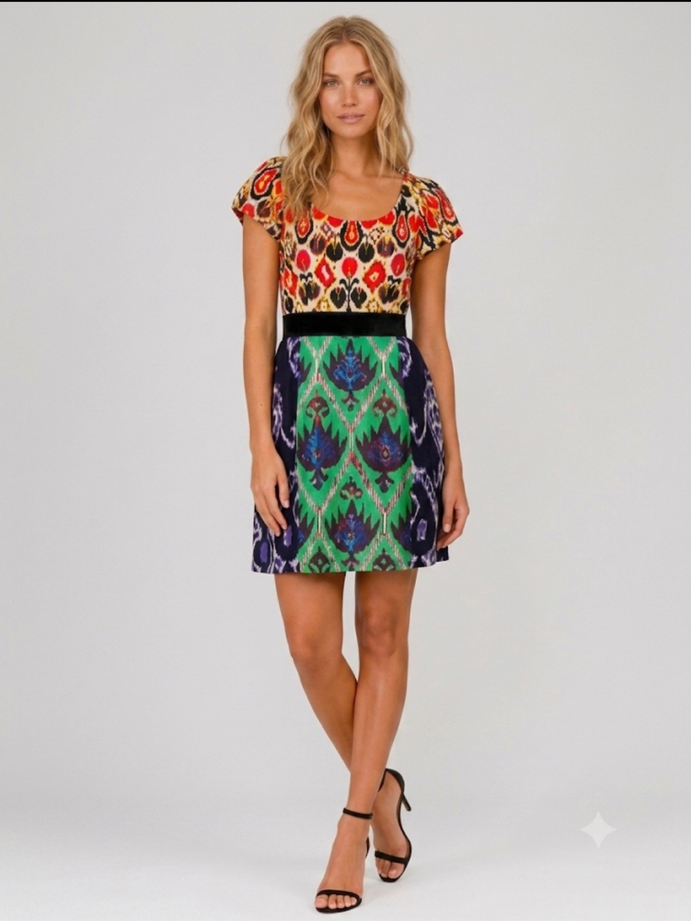 Phoebe Couture Colorful Egyptian Boho Design silk cotton retail $240